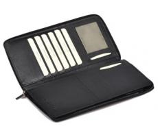 Кожаное портмоне Nissan Leather Wallet, Black